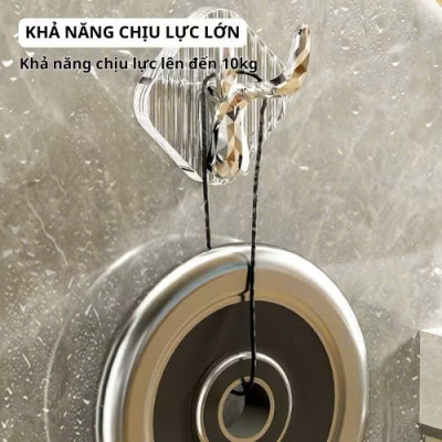 Set 4 Miếng Móc Treo Sừng Hươu Cao Cấp, Chịu Lực 10kg, Móc Hút Chân Không Tiện Lợi - HÀNG CHÍNH HÃNG MINIIN