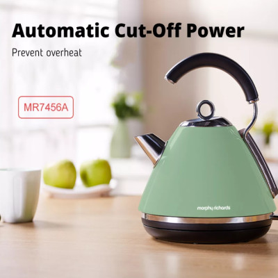 Ấm đun nước siêu tốc cao cấp Morphy Richards MR7456A dung tích 1,5 lít, công suất 1850W- Hàng chính hãng