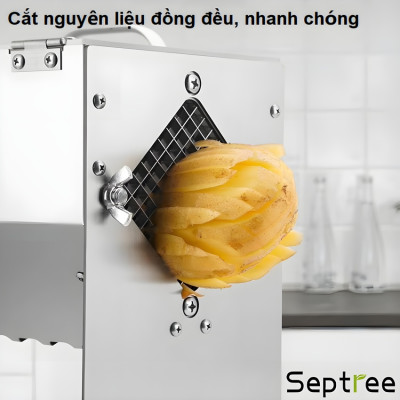 Máy cắt rau củ quả đa năng chuyên nghiệp, thương hiệu Mỹ Septree cao cấp SL-12. HÀNG CHÍNH HÃNG