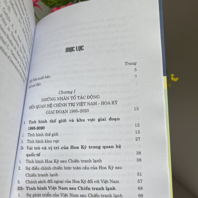 QUAN HỆ CHÍNH TRỊ VIỆT NAM HOA KỲ (1995 - 2020) – Đoàn Ngọc Tuấn – Trần Nam Tiến - NXB Chính Trị Quốc Gia Sự Thật