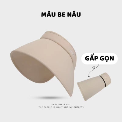 Mũ Chống Nắng Vành Siêu Rộng Che Kín 99% Tránh Tia UV, Vành Rộng Che Phủ Đến Cổ Chống Nắng An Toàn