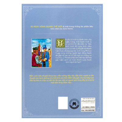 Danh Tác Trong Nhà Trường - 80 Ngày Vòng Quanh Thế Giới - Tái Bản 2024  (HH)
