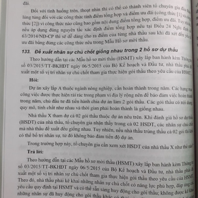 Sổ Tay Tra Cứu Nghiệp Vụ Đấu Thầu - 382 Câu Hỏi Đáp Tình Huống Về Đấu Thầu Qua Mạng Chào Hàng Cạnh Tranh