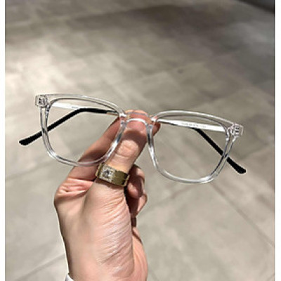 Kính Mắt vuông form nhỏ màu thạch trong cao cấp