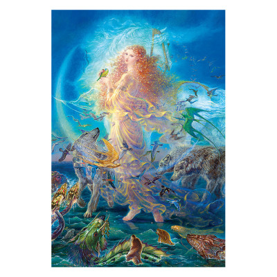 Tranh xếp Hình Tia Sáng  Nữ Hoàng Rừng Vàng Tia Sáng (925 Mảnh Ghép)