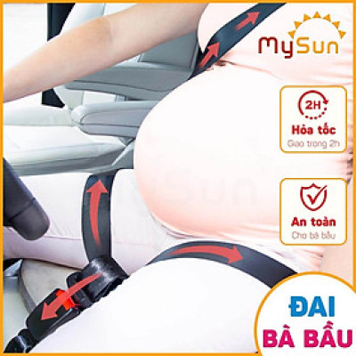 Dây đai an toàn ô tô cho bà bầu mẹ bầu thắt MySun