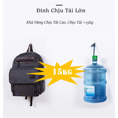 10 Móc Đóng Đinh 4 Chân, Móc Treo Đa Năng, Móc Treo Tranh, Ảnh, Chịu Lực Tốt, Chắc Chắn, Tiện Dụng. TakyHome 2221Set10