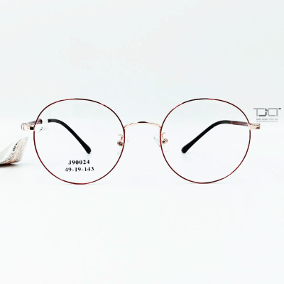 GỌNG KÍNH CẬN NỮ, THỜI TRANG HÀN QUỐC, PHOM TRÒN, CHÍNH HÃNG JUBILANT J90024