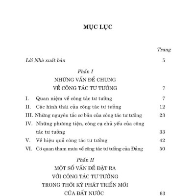 Công tác tư tưởng và những vấn đề đặt ra với công tác tư tưởng trong thời kỳ phát triển mới của đất nước ( Xuất bản lần thứ hai có chỉnh sửa)