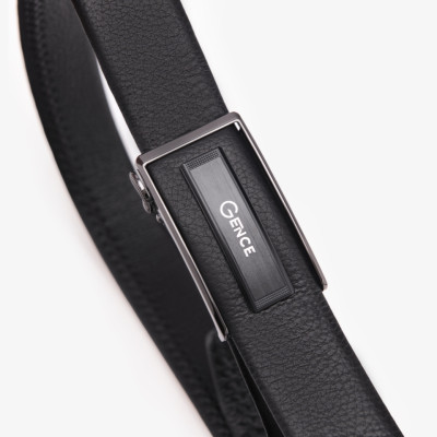 Thắt Lưng Nam Dây Lưng Da Thật GENCE LG48 Chất Liệu Da Bò Cao Cấp Màu Đen
