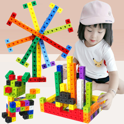 Bộ đồ chơi xếp hình thông minh hình vuông 100 viên 2x2x2cm, 200 viên 2x2x2cm - hàng chính hãng dododios