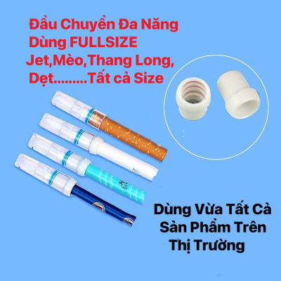 Set 10 Đầu Chuyển Size Đa Năng Cho Đầu Lọc Thuốc L.á FULLSIZE [ JetMèo. Esse. Kent, 555 Nhỏ, Sài Gòn Bạc, Caraven Demi.Thăng Long Dẹt..]