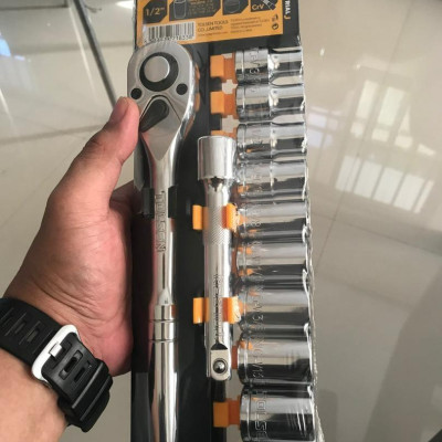 BỘ TUÝP 12 MÓN 1/2 HỆ INCH (CÔNG NGHIỆP ) TOLSEN 15392 - HÀNG CHÍNH HÃNG