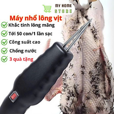 [Mới Nhất] Máy Nhổ Lông Gà Vịt Cầm Tay – Tích Điện, Động Cơ Mạnh Mẽ