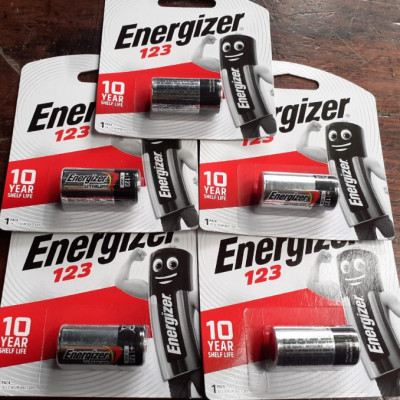 Pin CR123 Energizer Lithium 3V dùng cho máy ảnh (vỉ 1 viên) - Hàng chính hãng
