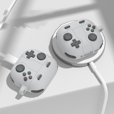 Case vỏ ốp bảo vệ dành cho tai nghe Airpods 1, 2, 3, 4, airpod Pro 1, Pro 2 silicon kèm móc kim loại - Hàng chính hãng