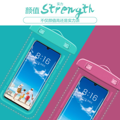 Túi chống nước cho điện thoại di động có màn hình cảm ứng, thiết bị lặn, đồ dùng bơi lội, túi khí