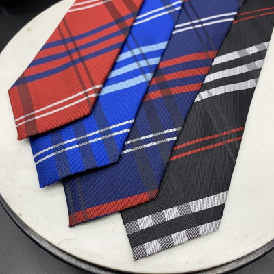 Caravat nam thắt sẵn bản nhỏ 6cm bộ sưu tập cà vạt nam mẫu mới Giangpkc hoạ tiết kẻ thanh lịch 2021