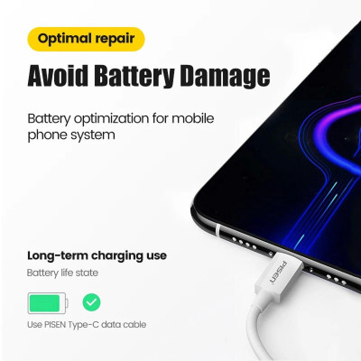 Cáp Sạc Mr White Type-C USB-A 1 m - Pisen TC25-1000