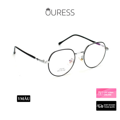 Gọng kính hợp kim thời trang nam nữ siêu nhẹ siêu bền OURESS JT6709