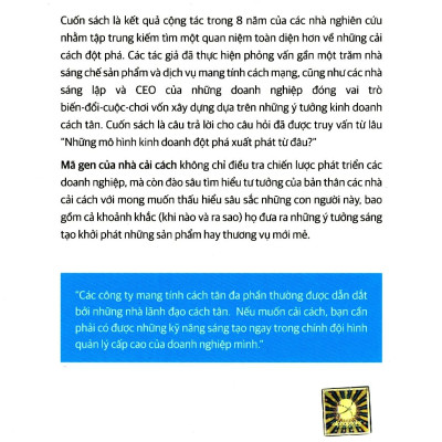 Mã Gen Của Nhà Cải Cách (Tái Bản 2018)