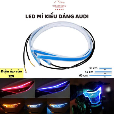 Dây LED Mí Xi Nhan Xe Májy Ô Tô Hiệu Ứng Audi – Chống Nước, Sáng Đẹp, Bền Bỉ , đèn  led