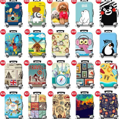 Túi bọc bảo vệ vali -Áo vỏ bọc vali - Gấu Nâu H108