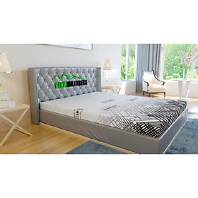 Nệm cao su Vinamattress hai mặt lổ vải organic 