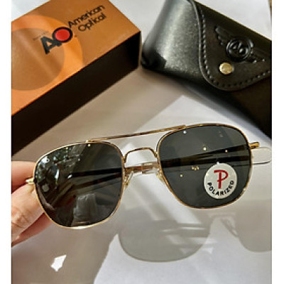 Kính râm nam Cơn Ao Tròng thủy tinh phân cực cao cấp