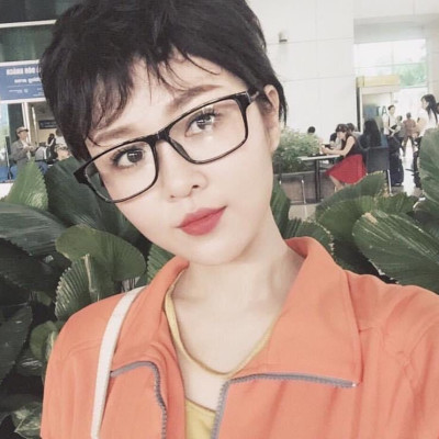 Kính Mắt Vuông Gọng Nhựa Xinh Xắn Thời Trang Ribi