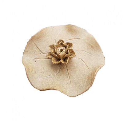 Đĩa đế cắm trầm gắn hoa bằng gốm cao cấp DDT08