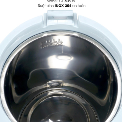 Bình Thuỷ Điện Gali GL-5050A Dung tích 5L nhỏ gọn, Thân bằng nhựa nguyên sinh cao cấp, lòng trong bằng Inox 304 dày chất lượng. Hàng chính hãng chất lượng cao bảo hành 24 tháng.
