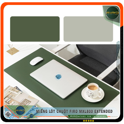 Lót Chuột FIRO - Pad Chuột FIRO - Miếng Lót Chuột Cỡ Lớn MXL800 EXTENDED 80cmx40cm - Chất Liệu Da PU Cao Cấp - Tấm Lót Chuột Và Bàn Phím Chơi Game - Tấm Trải Bàn Làm Việc - Thiết Kế 2 Mặt Tiện Lợi - Hàng Chính Hãng FIRO