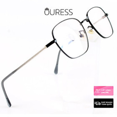 Gọng kính cận 85006 chất liệu titan thời trang mắt kính OURESS nam nữ siêu nhẹ siêu bền