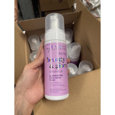 [Deal hè 69k] Sữa rửa mặt tạo bọt Eveline Beauty & Glow làm sáng da 150ML