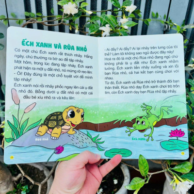 Sách Bìa Cứng - Truyện Thơ Đồng Dao Cho Bé Học Nói - Giúp Bé Phát Triển IQ Và EQ - Dành Cho Trẻ Từ 0 - 6 Tuổi