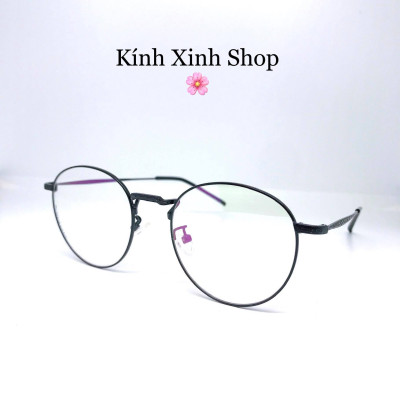Gọng Kính cận, Kính giả cận Mắt tròn form to cao cấp cho Nam và nữ (Nhiều màu)