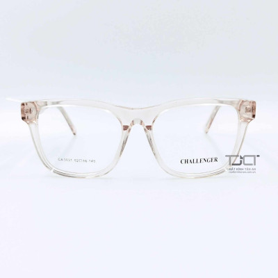GỌNG KÍNH NỮ, GỌNG NHỰA PHOM VUÔNG TRÒNG TO THỜI TRANG , CHÍNH HÃNG CHALLENGER HÀN QUỐC CA3031