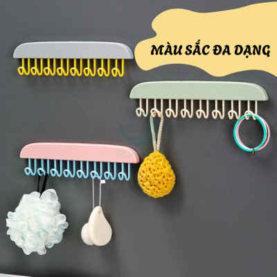 Móc Treo Đồ Đa Năng 8 Móc Xoay 360 Độ Tiết Kiệm Không Gian - Móc Treo Thắt Lưng, Đồ Lót