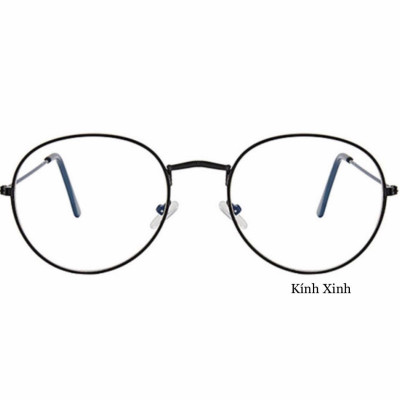 Kính Mắt Tròn Gọng Kim Loại Tăm Nhẹ - Hàng Cao Cấp