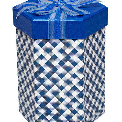 HỘP QUÀ LỤC GIÁC L010 - 10.5 X 15.5 CM - GIAO NGẪU NHIEN