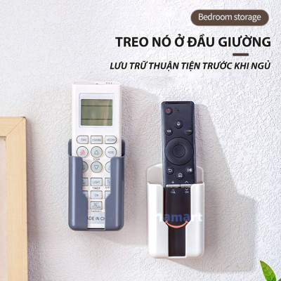 Giá Đỡ Điều Khiển Dán Tường Hamart Kệ Để Remote TV Điều Hoà Quạt Treo Tường Dán Chữ U Siêu Dính