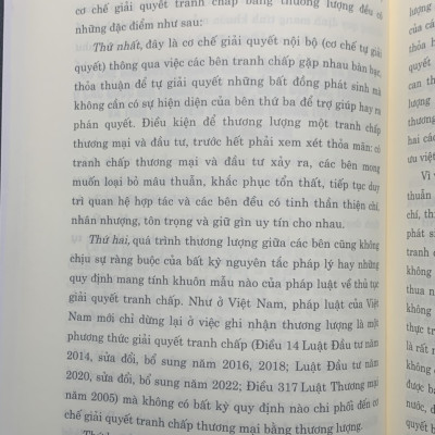 Cơ chế giải quyết tranh chấp thương mại và đầu tư