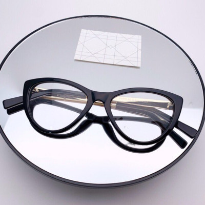 Gọng Kính cận, Kính giả cận mắt mèo gọng Kim loại bản dày + tặng Tuavit móc khóa mini đa năng