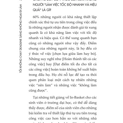 Tối Không Chạy Deadline, Sáng Không Ngại Đi Làm