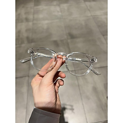 Kinh gọng Mắt tròn siêu nhỏ gọng nhựa có thể thay tròng cận