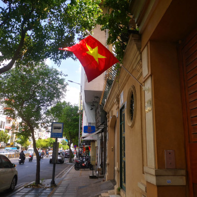 Bộ sản phẩm giá treo cờ A1