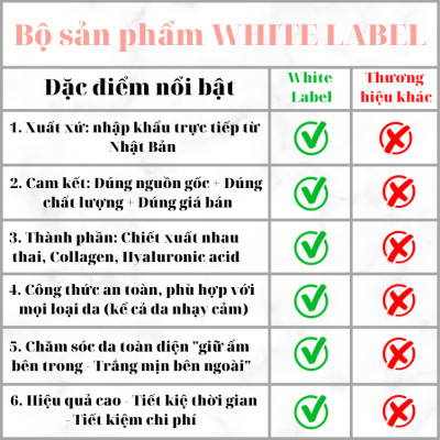 [DƯỠNG TRẮNG CHUYÊN SÂU] Combo Bộ Dưỡng Da Trắng Mịn Nhau Thai Nhật Bản MICCOSMO White Label (Sữa Rửa Mặt 110g + Nước Hoa Hồng 180ml) (CB01)