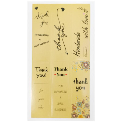 Sticker Cảm Ơn - Teenage CTE-039 (10 Tờ)