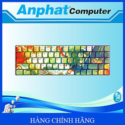 Bàn phím cơ không dây Newmen GM680 Jungle (Ngọa Hổ tàng Long ) G-Pro Silvery Speed- Hàng Chính Hãng 